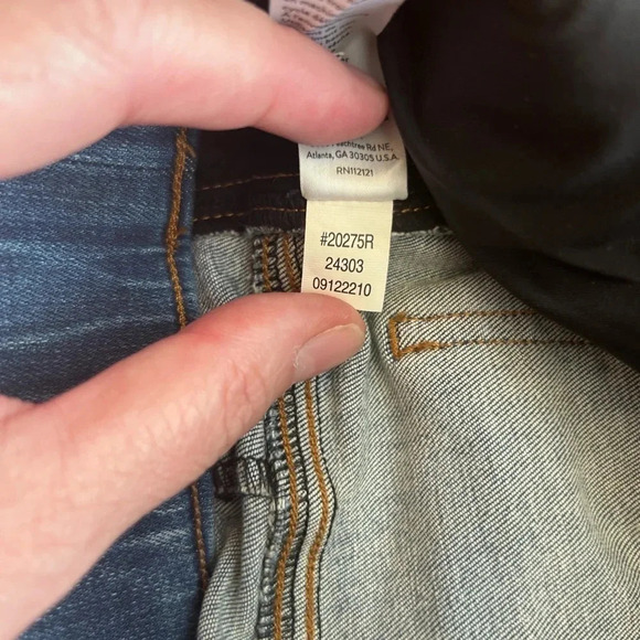 SPANX Distressed Skinny Jeans Light Vintage Wash Pull On Tummy Control - Picture 12 of 13